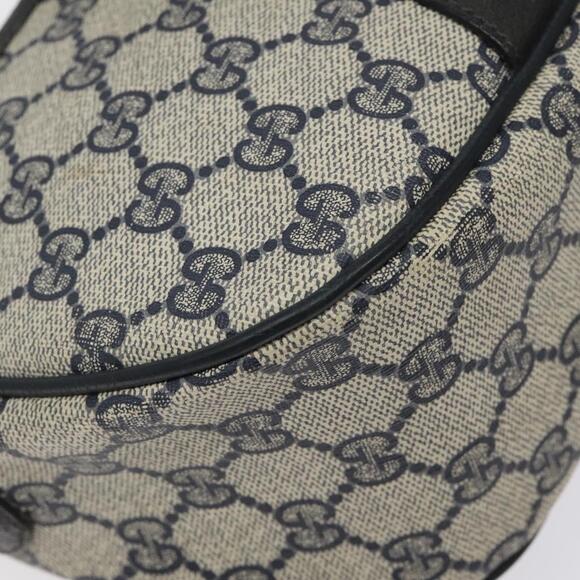 GUCCI GG Supreme Sherry Line Bag Pvc Navy Gold Red 89 02 032 - Picture 11 of 16